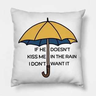 Kiss In The Rain Pillow