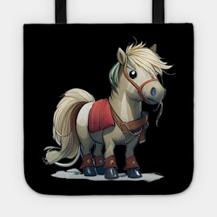 Colorful Fjord Horse Artwork 21 Tote