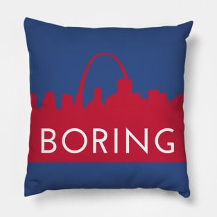 St. Louis is Boring | Red Pillow