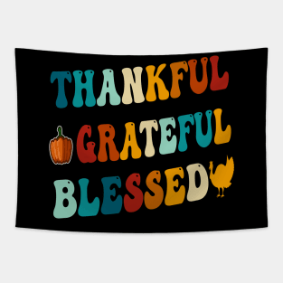 Thankful Grateful Blessed Tapestry