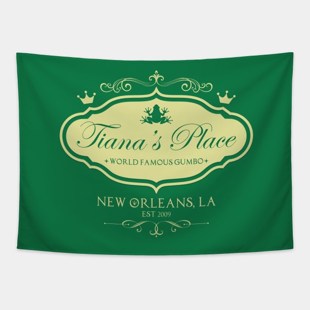 Tiana's Place Tapestry by LeesaMay