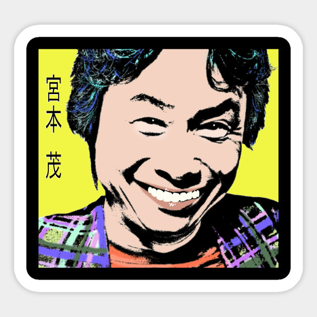 Shigeru Myamoto POP #1 - Nintendo - Sticker