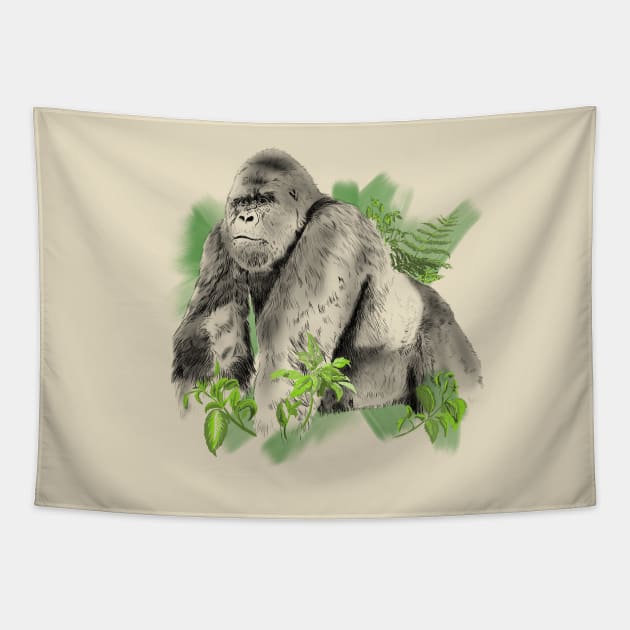 Gorilla Tapestry by sibosssr