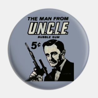 Vintage Man From U.N.C.L.E. with Napoleon Solo - Authentic, Distressed Pin