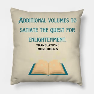 book lover logo Pillow