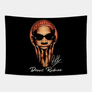 Dennis Rodman Hair Styles Tapestry