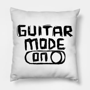 Guitar Mode ON for Love of Guitar Pillow