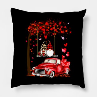 Gnome Couple Valentine Pillow