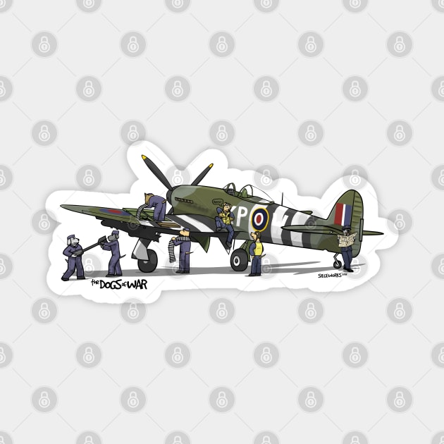 The Dogs of War: Hawker Typhoon Magnet by Siegeworks