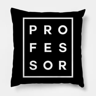 Professor Boxed (White) Pillow