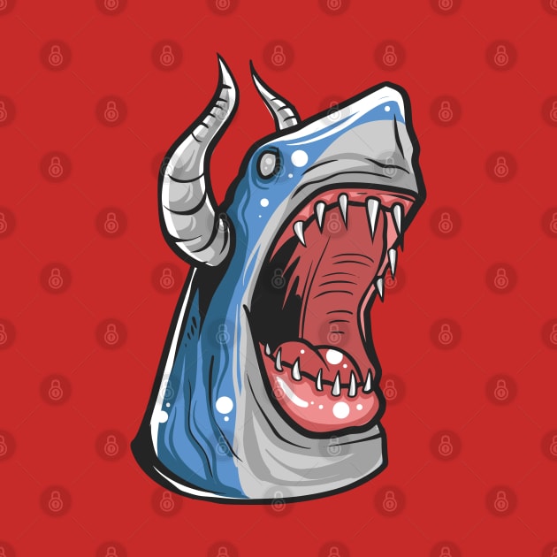 Shark Zombie by Mako Design 