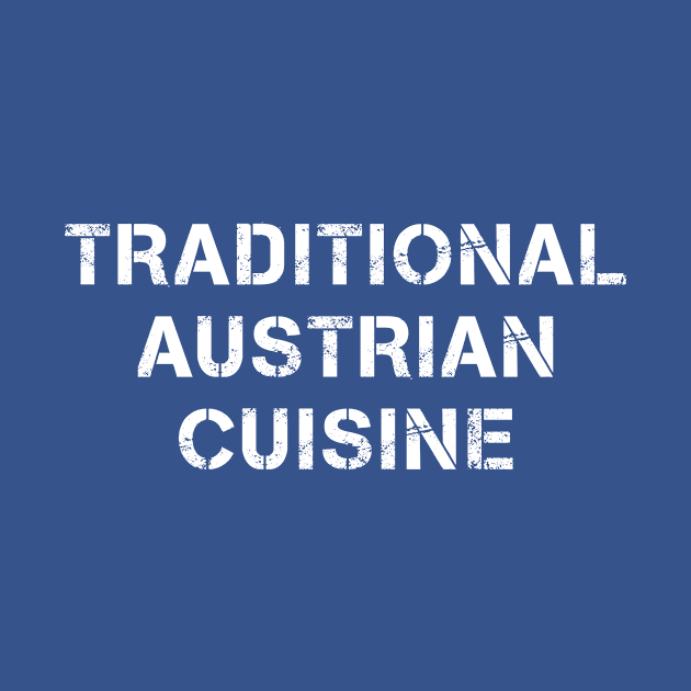 Traditional Austrian Cuisine Typography by PallKris