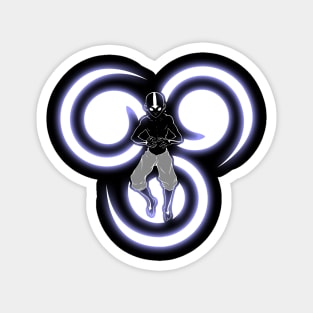 Avatar Aang Grey Magnet