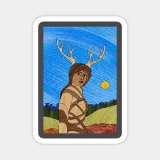 Deer Woman Magnet