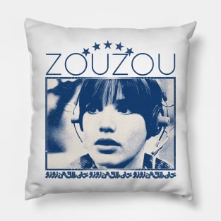 Zouzou ---- 60s Retro Aesthetic Pillow