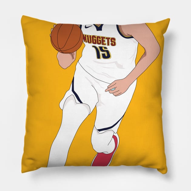 Nikola Jokic Pillow by xavierjfong