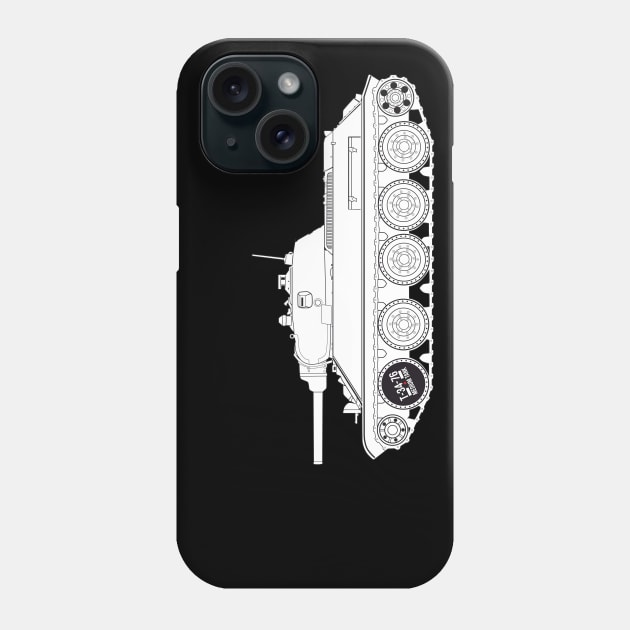 T-34-76 of the 1940 model with the L-11 cannon. USSR Tank Phone Case by FAawRay