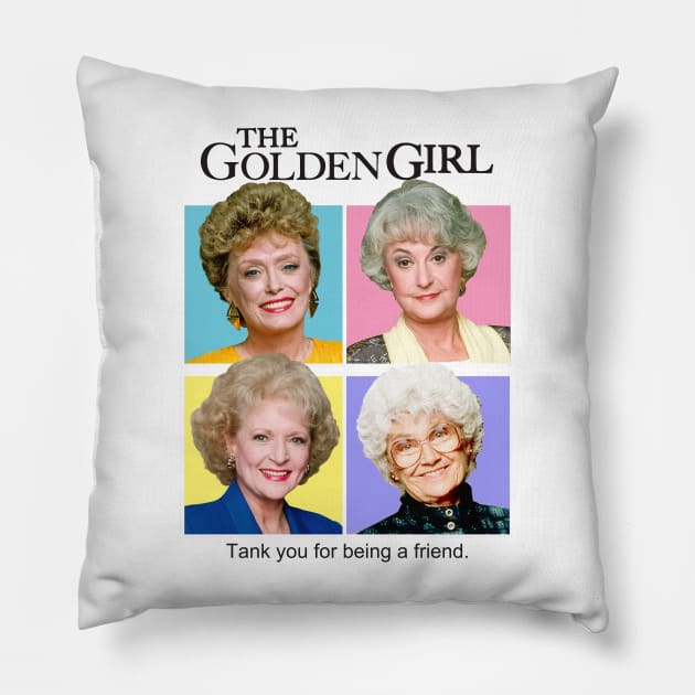 Golden Girls Thank You For Being a Friend Pillow by CarryOnLegends