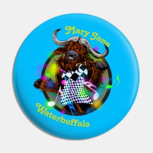 Mary Jane Waterbuffalo Pin