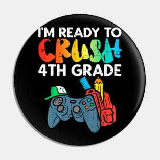 To 4th Grade Fourth Video Gamer First Day Pin