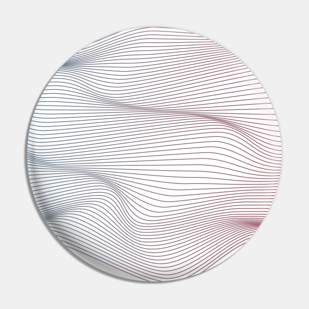 3D Wavy Lines | Geometry Pin by Art by Ergate