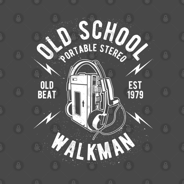 Old School Walkman Vintage Design by Jarecrow 