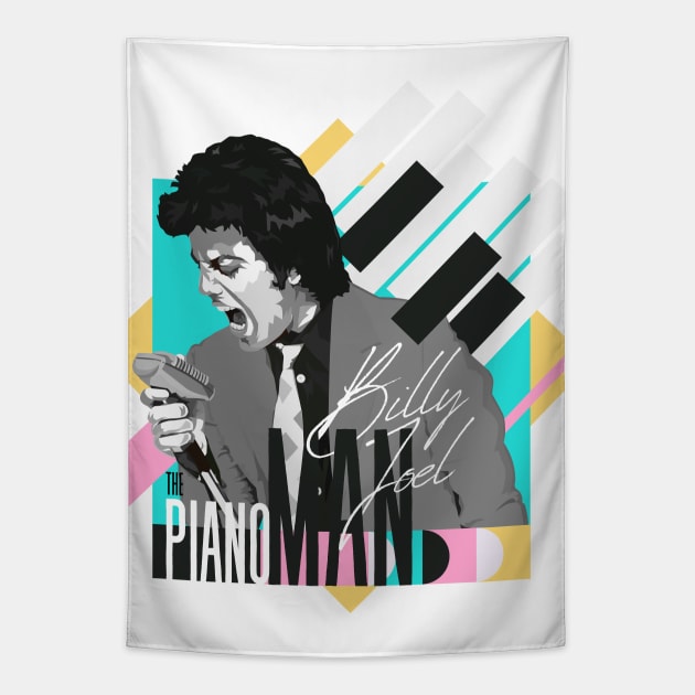 Billy Joel - The Piano Man Tapestry by Merlino Creative