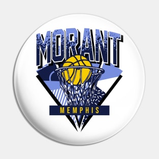 Morant Retro Memphis Basketball Throwback Pin