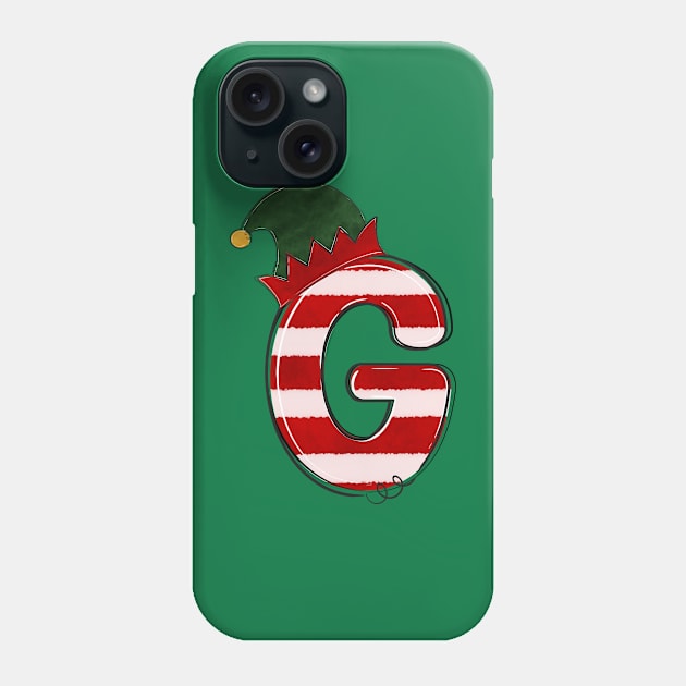 Letter G (Christmas Alphabet) Phone Case by Pop Cult Store