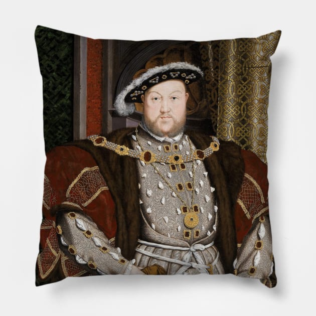 Henry VIII of England Pillow by warishellstore