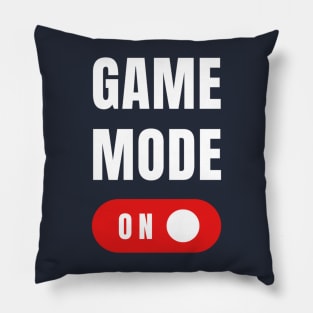 Game Mode Fun Gamer Apparel Pillow