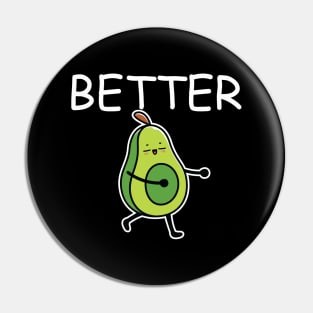 Better Half Avocado Couple Matching Pin