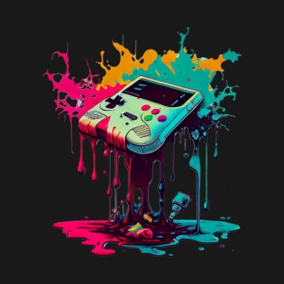 Retro Gaming Ink Melt T-Shirt