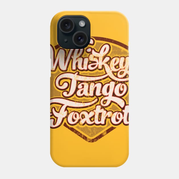 Whiskey Tango Foxtrot - Code Orange Phone Case by TheFactorie