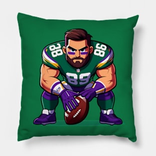 Jason Kelce scans the defense, eyes darting like a hawk Pillow