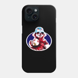 Global warming bear without a care Phone Case