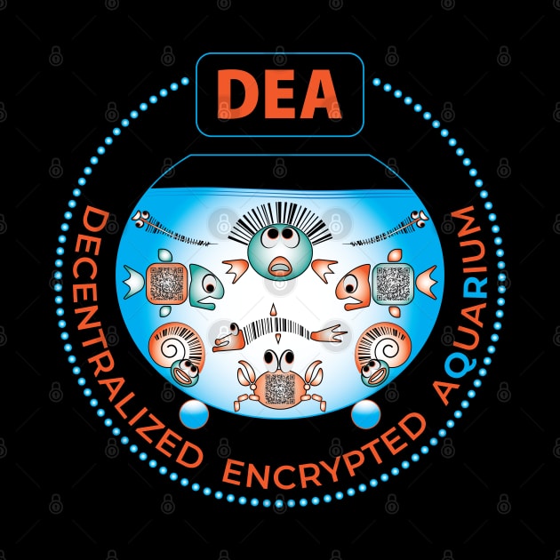 DEA. Decentralized Encrypted Aquarium. by voloshendesigns