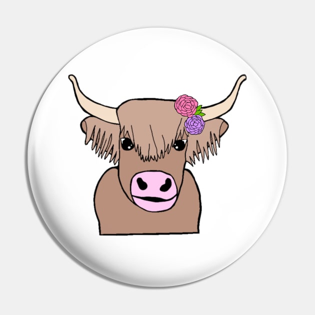 Highland cow Pin by shellTs