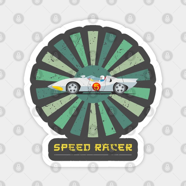 Speed Racer - Mach 5 Magnet by agus iteng