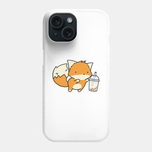 Little Fox Loves Boba! Phone Case