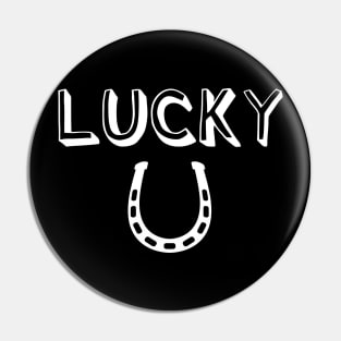 Lucky Horseshoe Pin