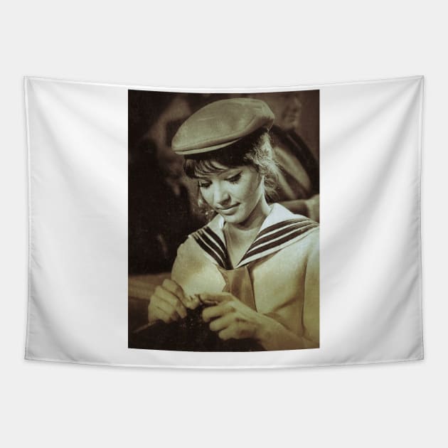 Anna karina retro Tapestry by Annaba