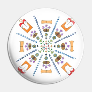 Minoan Mandala Pin