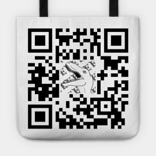 QR Code Sticker Design Tote