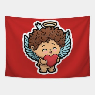 Valentine Cherub Tapestry