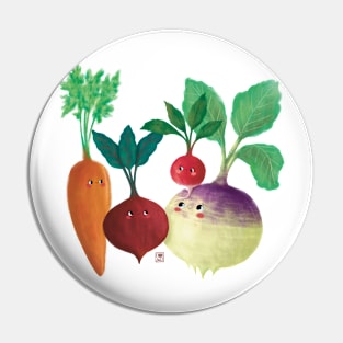 Friendly veggies Pin