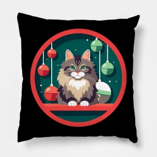 Maine Coon Cat Xmas Xmas Ornament, Love Cats Pillow