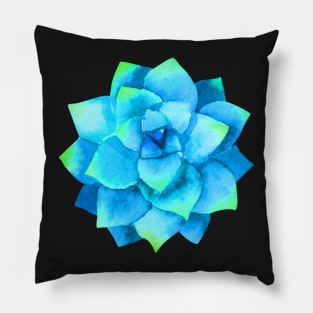 Blue Flower Pillow