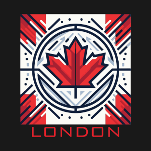 London Ontario Canada Flag T-Shirt