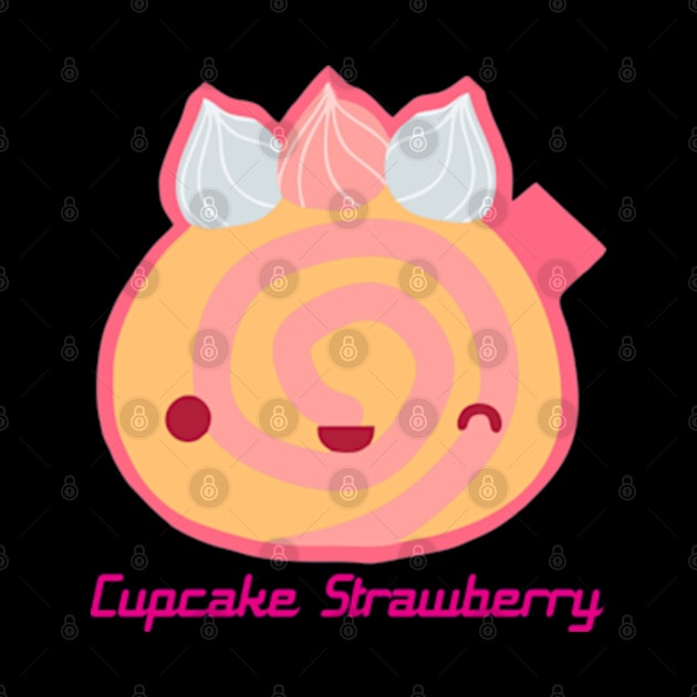 Cupcake Strawberry by DekkenCroud